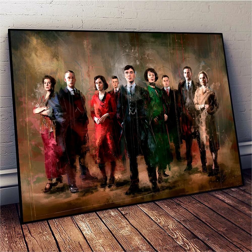 1000x1000 Peaky Blinders Painting Peaky Blinders Fans Peaky - Peaky Blinders Painting