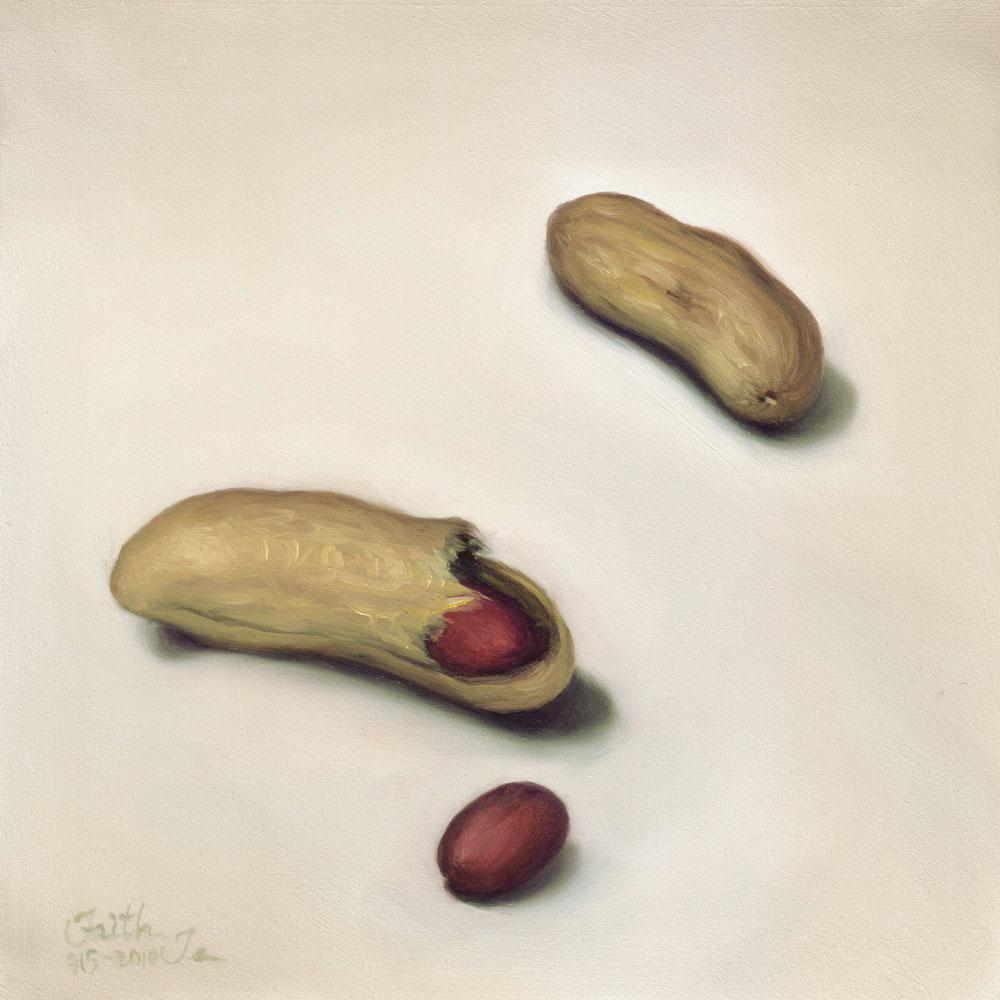 1000x1000 Peanuts Oil Painting - Peanut Painting