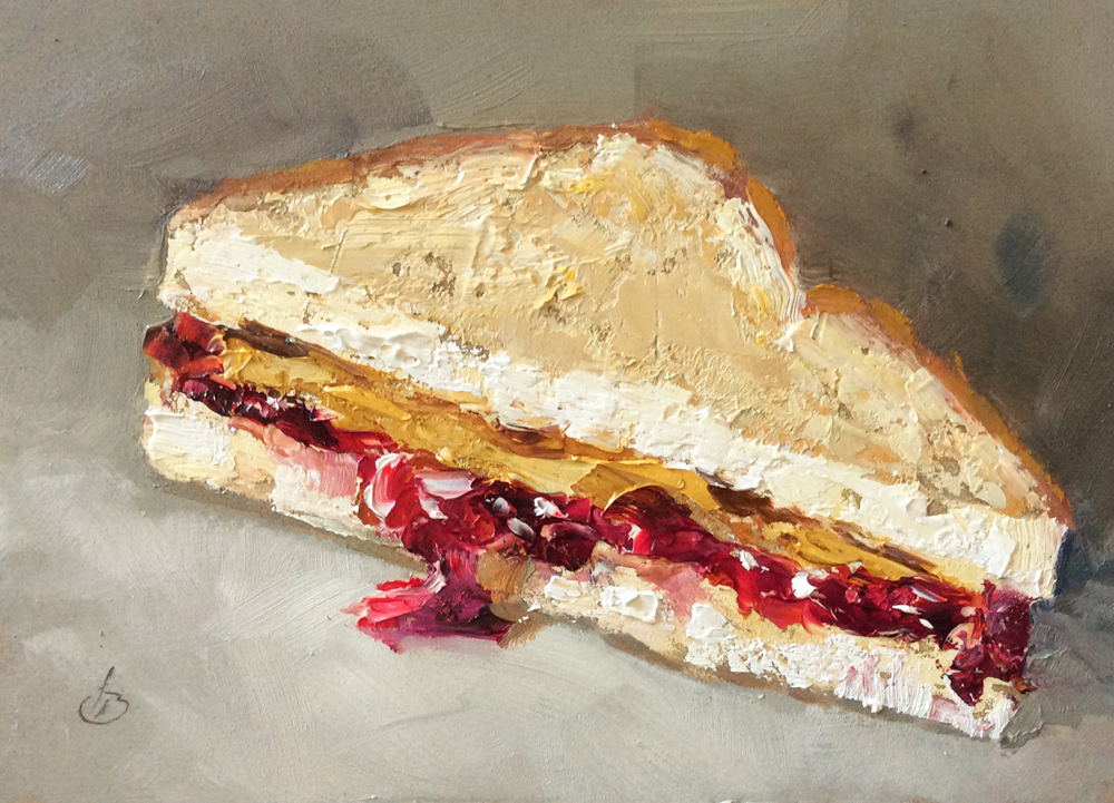 1000x721 Tom Brown Fine Art Peanut Butter Amp Jelly By Tom Brown - Peanut Painting