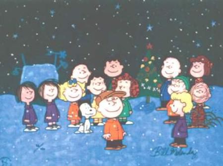 450x336 Merry Christmas, Charlie Brown - Peanuts Christmas Painting