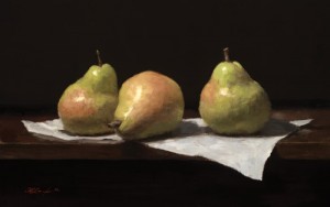300x188 Learning To See Step By Step Oil Painting Demo With Sarah Lamb - Pear Oil Painting