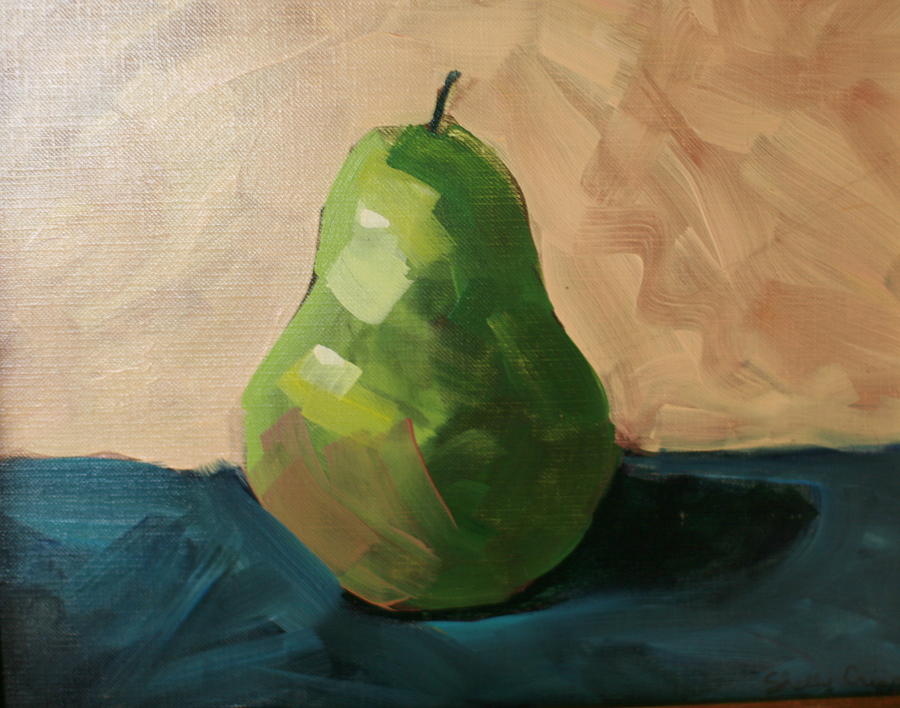 900x708 Pear - Pear Oil Painting