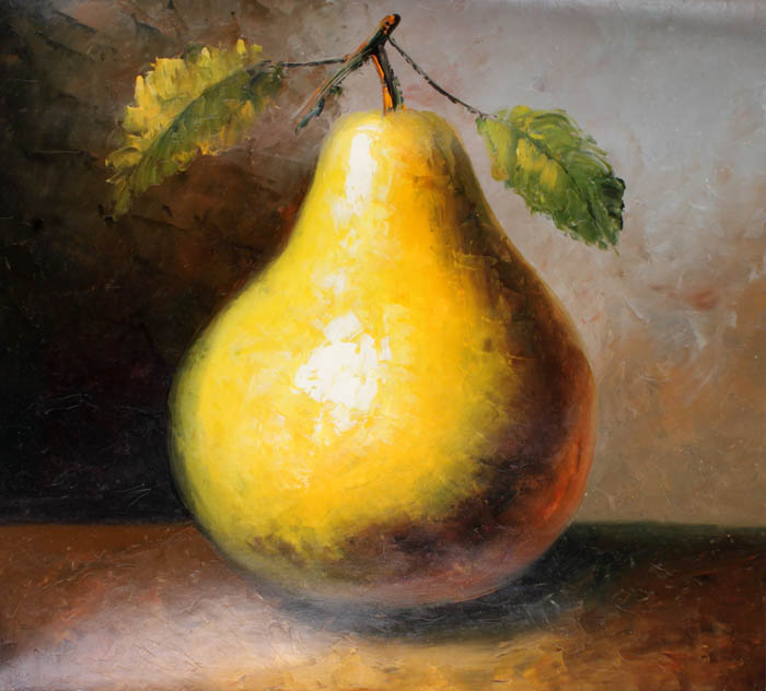 700x632 Pear Oil Painting 20x24 Id8056 - Pear Oil Painting