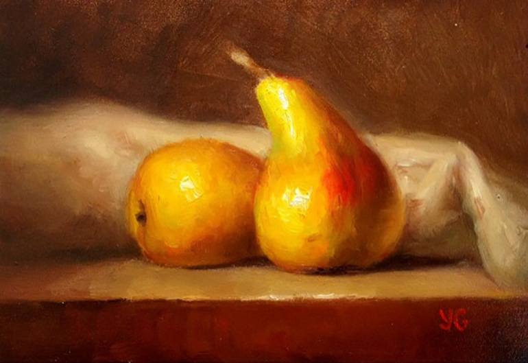 770x529 Saatchi Art Pears. Framed Original Oil Painting By Yana Golikova - Pear Oil Painting