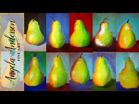 480x360 Learn How To Paint A Pear Free Easy Acrylic Painting Tutorial - Pear Painting