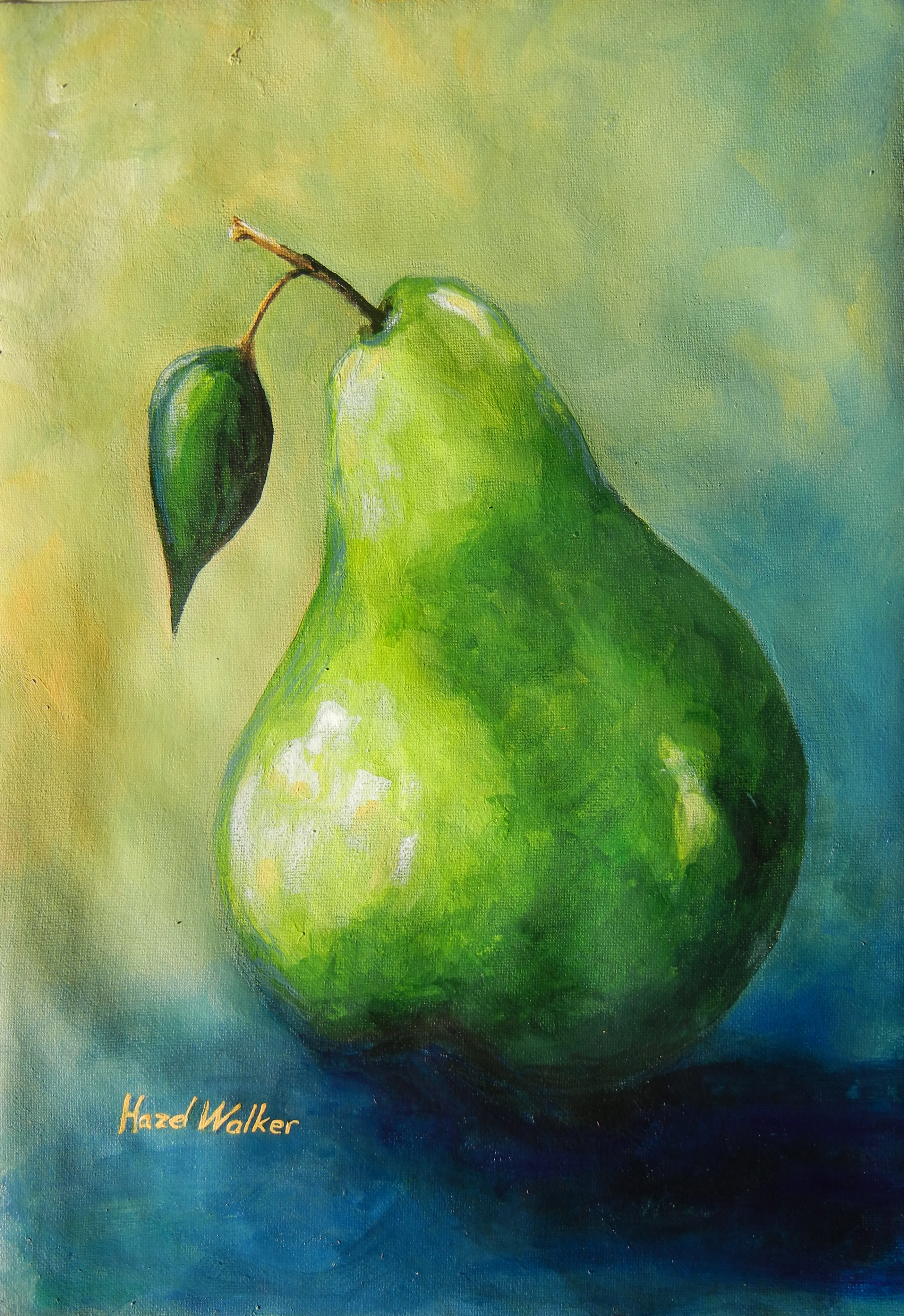 2606x3795 Hazelwalkerdesigns Inspired Creations And Workshops From Hazel - Pear Painting