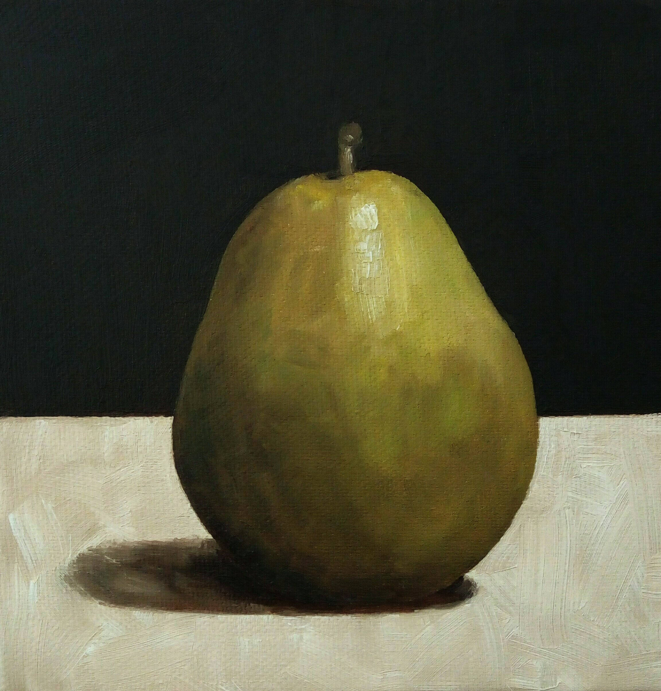 2304x2408 Pear Painting Pear Still Life Painting Original Oil - Pear Still Life Painting