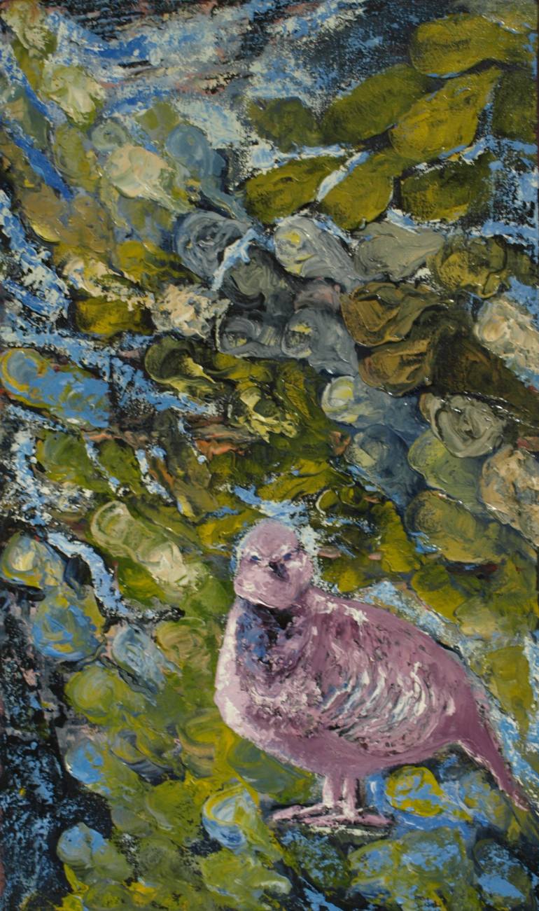 770x1301 Saatchi Art Partridge In My Pear Tree Painting By Mania Row - Pear Tree Painting