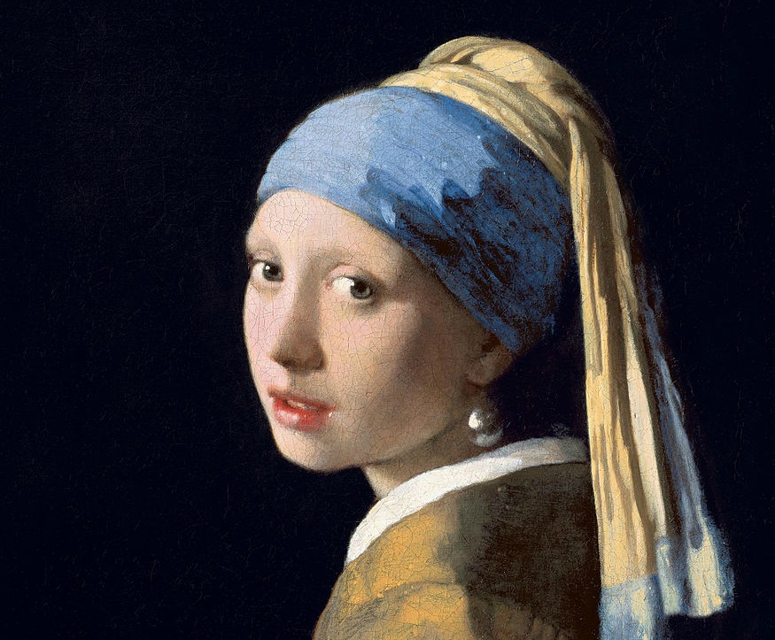 875x723 The Story Behind The Girl With A Pearl Earring - Pearl Earring Painting