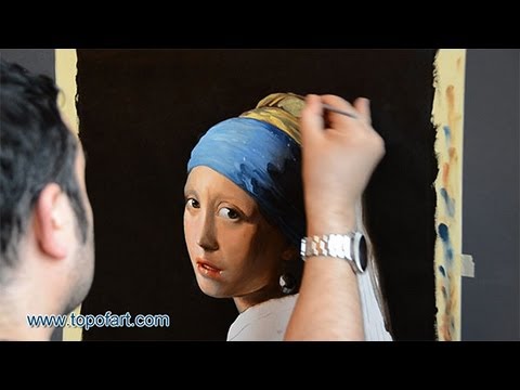 480x360 Art Reproduction (Vermeer - Pearl Earring Painting