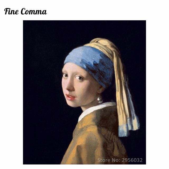 640x640 Girl With Pearl Earring 1665(Meisje Met De Parel) By Johannes - Pearl Earring Painting