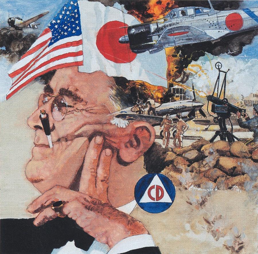 900x886 Pearl Harbor Painting By Chuck Hamrick - Pearl Harbor Painting