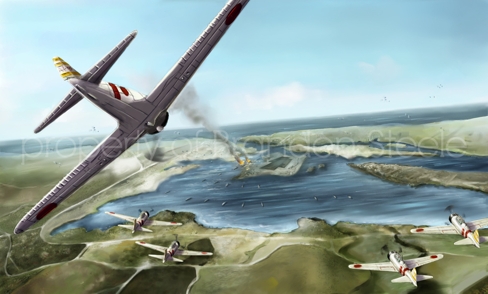 Pearl Harbor Painting at PaintingValley.com | Explore collection of