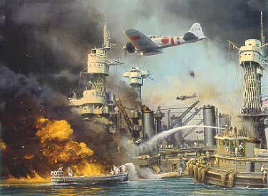376x275 Real History And Pearl Harbor 1941 - Pearl Harbor Painting