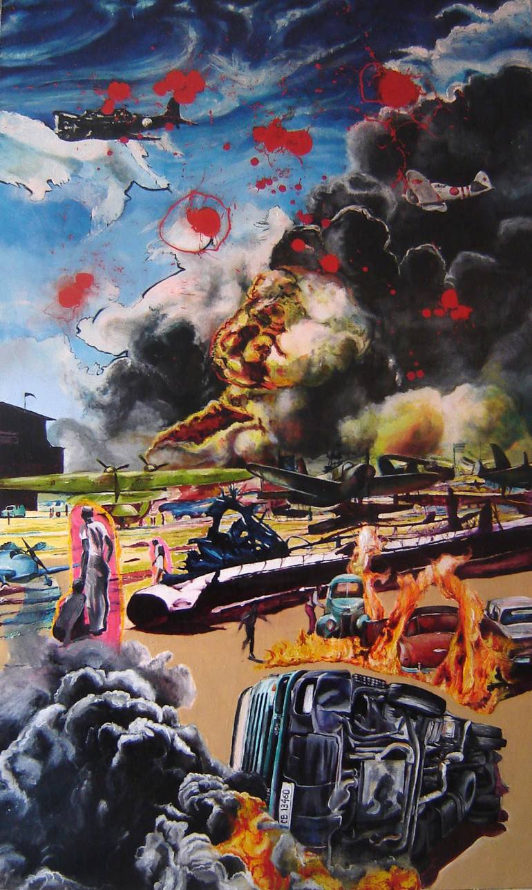 770x1288 Saatchi Art Pearl Harbor Painting By Ksawery - Pearl Harbor Painting