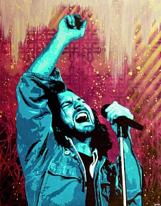235x300 Pearl Jam Art Pixels - Pearl Jam Painting