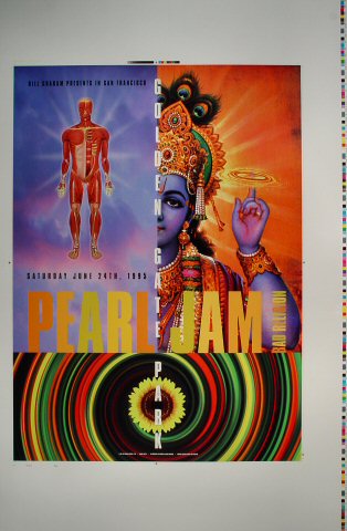 314x480 Pearl Jam Proof From Golden Gate Park, Jun 24, 1995 - Pearl Jam Painting
