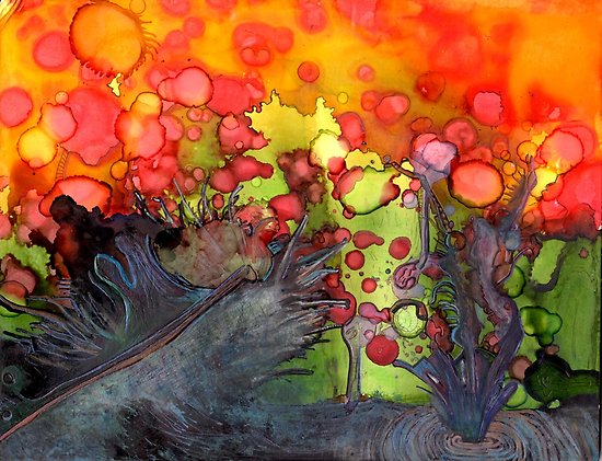 550x421 Release - Pearl Jam Painting