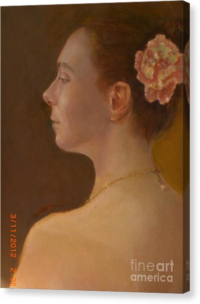 410x622 Pearl Necklace Painting By Kathleen Hoekstra - Pearl Necklace Painting