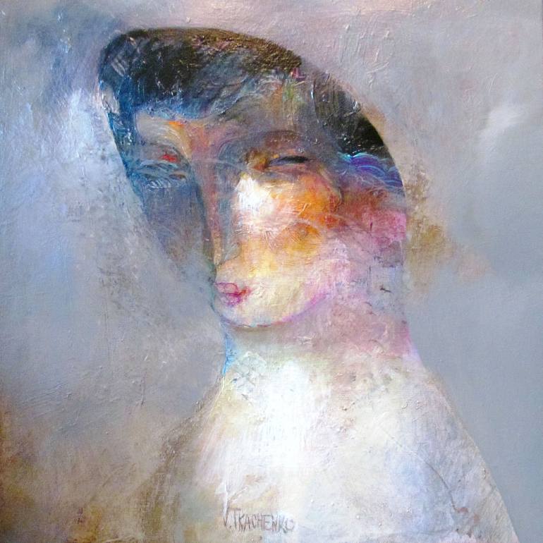 770x770 Saatchi Art Black Pearl Painting By Victor Tkachenko - Pearl Painting