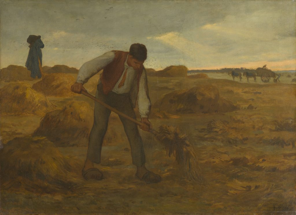 1024x743 Peasant Spreading Manure - Peasant Painting