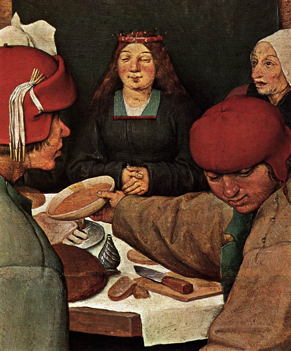 950x1145 Peasant Wedding (Detail) 1567 Painting Pieter The Elder Bruegel - Peasant Wedding Painting
