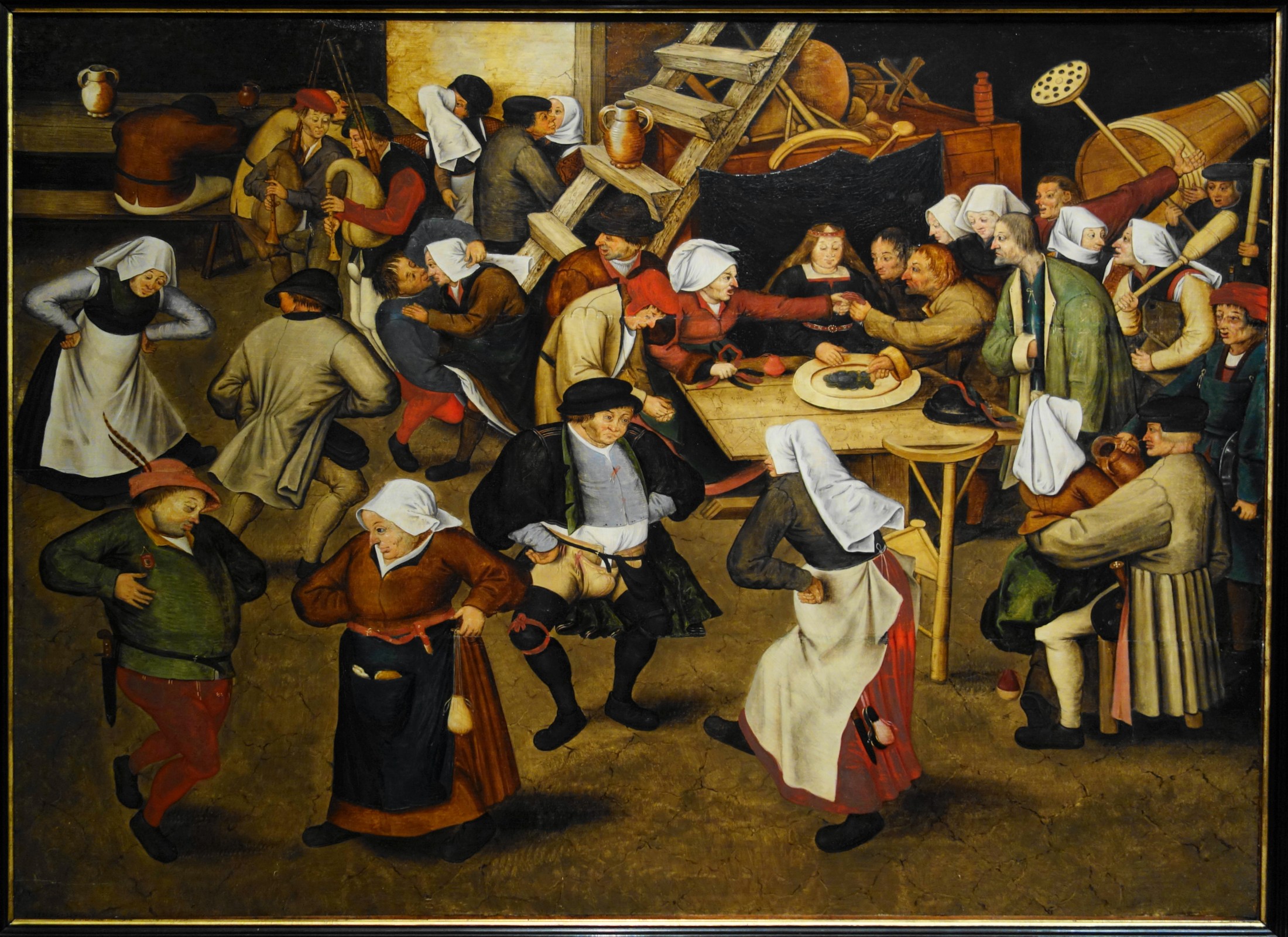 2200x1600 What The Peasant Wedding Tells - Peasant Wedding Painting
