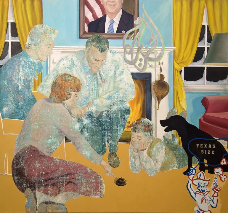 770x718 Saatchi Art Evening News, 2005 Painting By Norton Pease - Pease Painting