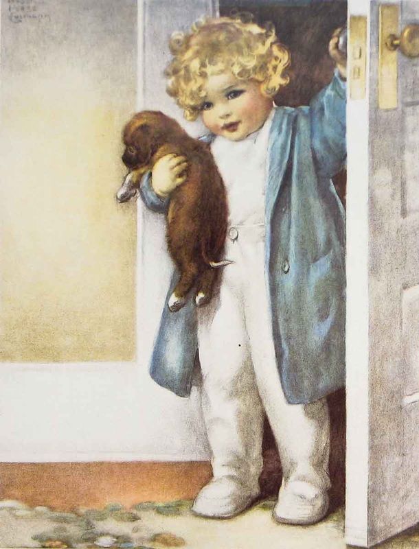 610x800 Bessie Pease Gutman I Have Five Of These In22 X 18 Lithographs - Pease Painting