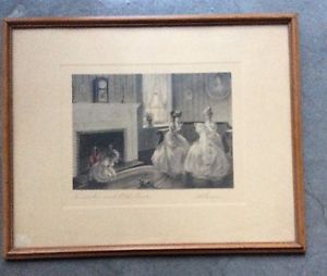 300x254 Bessie Pease Gutmann Vintage Print Lavender And Old Lace C. 1915 - Pease Painting