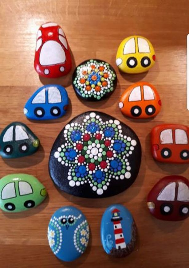 615x873 Why Are Painted Pebbles Randomly Appearing In Parks Across Greater - Pebble Art Painting