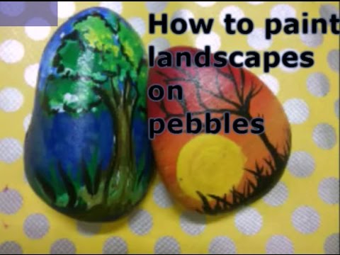 480x360 Diy How To Paint On Pebblerock Pebble Painting For Beginners - Pebble Art Painting