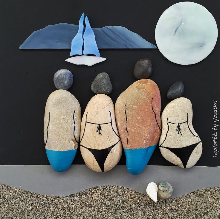 736x731 The 204 Best Rocks Images On Painted Rocks, Rock - Pebble Painting