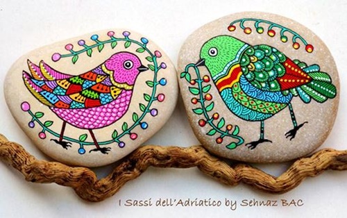 500x314 Wonderful Ideas For Painting Stones And Pebbles - Pebble Painting