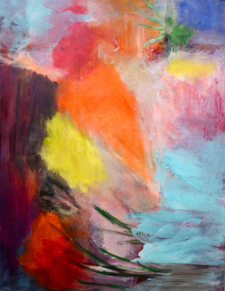 770x994 Saatchi Art Peep The Other Side Painting By Rhodes - Peep Painting