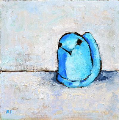 400x404 Still Life Paintings Kevin Inman Art - Peep Painting