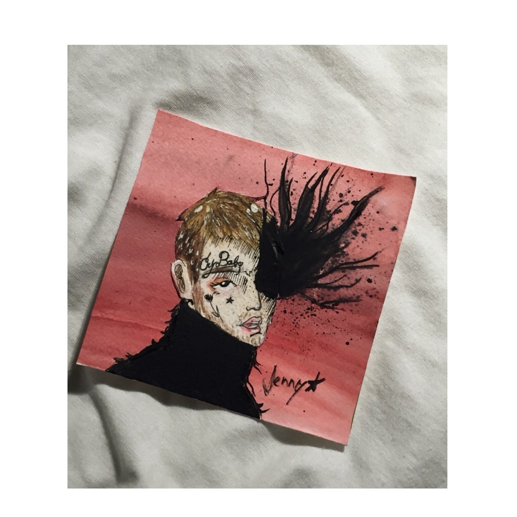 1024x1024 Lil Peep By.jyzzy Tictail - Peep Painting