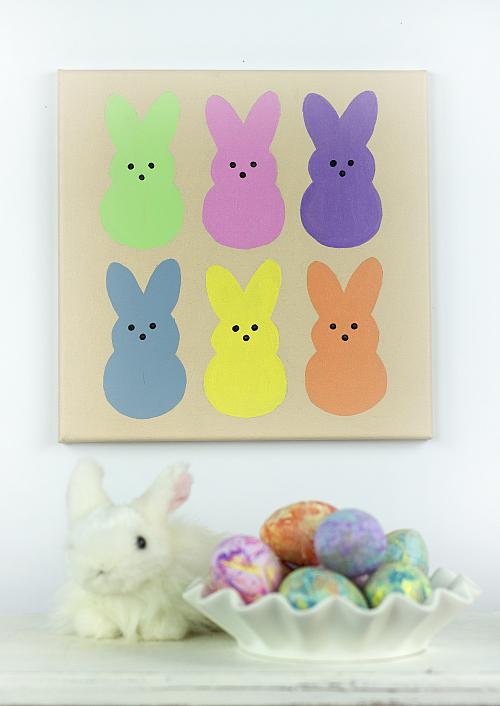 500x706 Easter Pastel Painting - Peep Painting