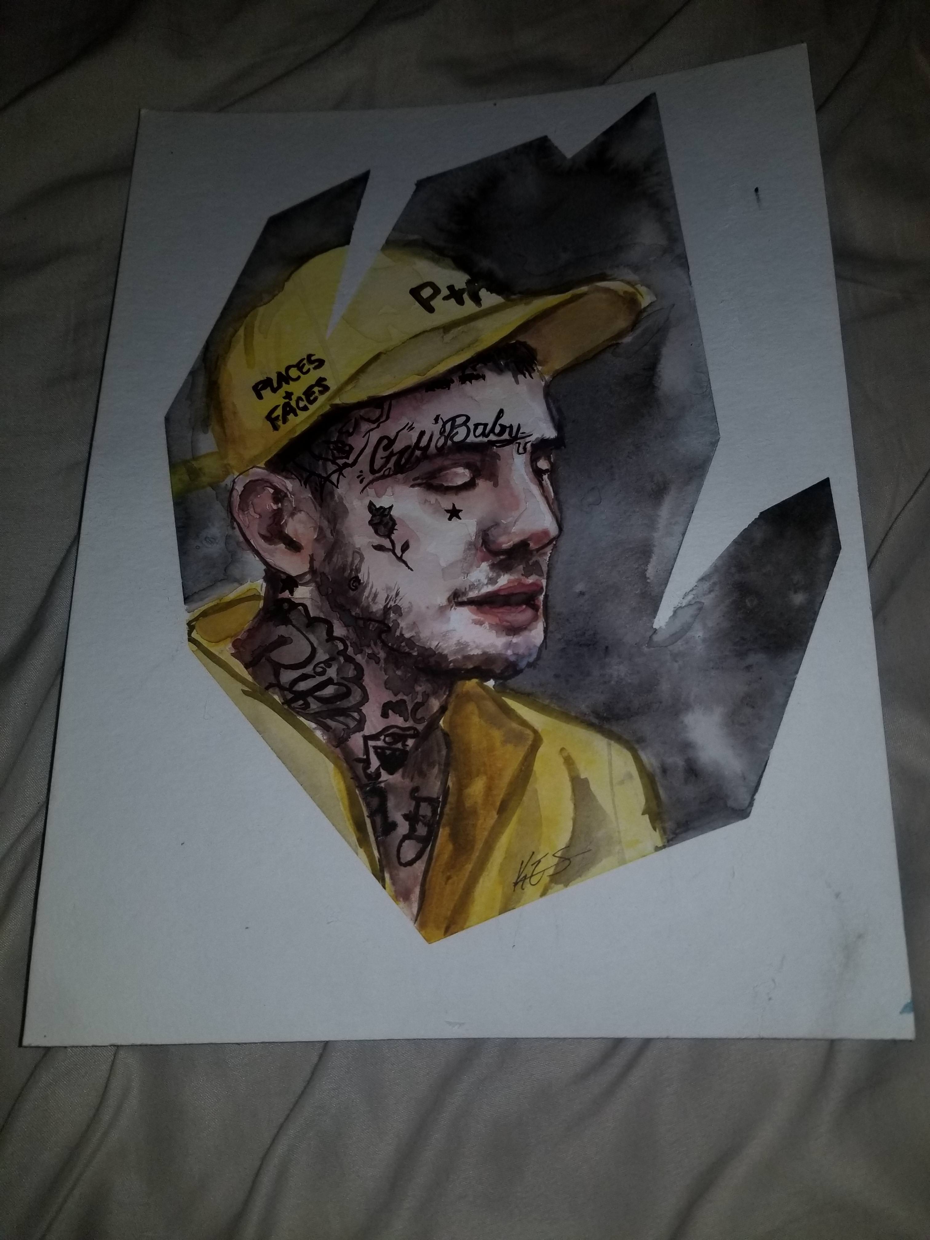 3024x4032 Lil Peep Painting - Peep Painting