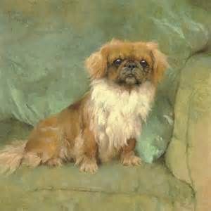 300x300 Pekingese Painting By Arthur Wardle Of England Nobody Parties - Pekingese Painting