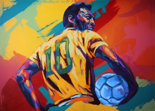 500x359 Pele Sports Tumblr - Pele Painting