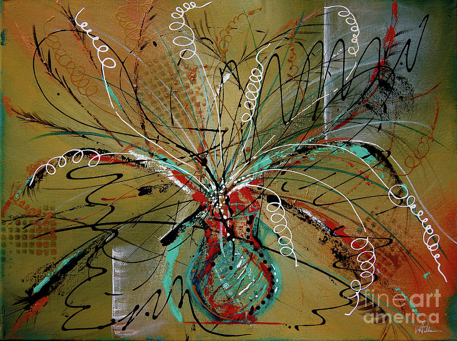 900x671 Razzle Dazzle Painting By Vicki Pelham - Pelham Painting