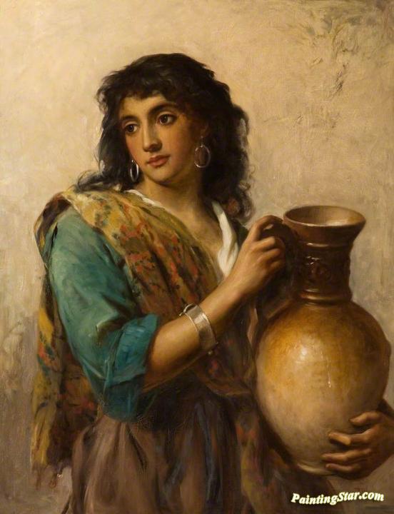 552x720 An Egyptian Beauty Artwork By Thomas Kent Pelham Oil Painting - Pelham Painting