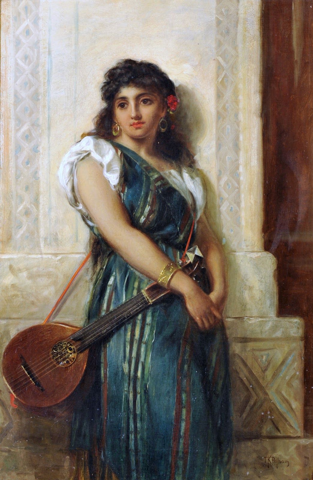 1044x1600 Spanish Gypsy Paintings Thomas Kent Pelham Gypsy Art - Pelham Painting