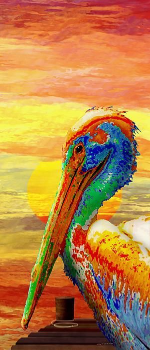 301x700 Image Result For Pelican Paintings Krista Painting Ideas - Pelican Painting