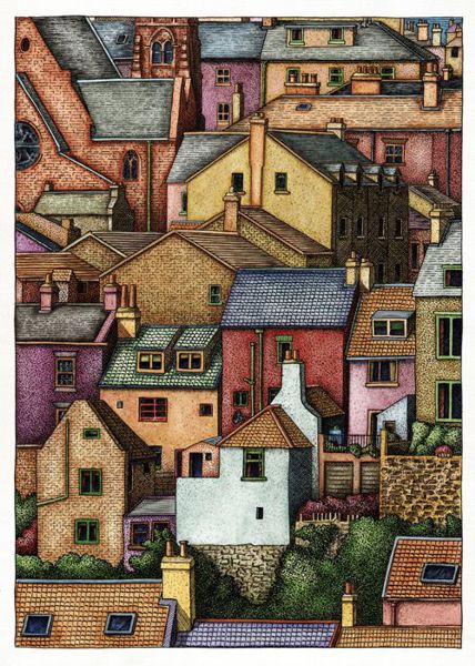 428x600 Pen And Ink Drawing - Pen And Ink Painting