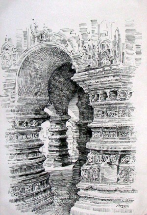 300x436 Pictures Pen And Ink Paintings, - Pen And Ink Painting