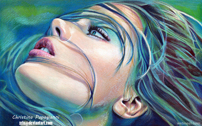 850x531 25 Hyper Realistic Color Pencil Drawings By Christina Papagianni - Pencil Colour Painting