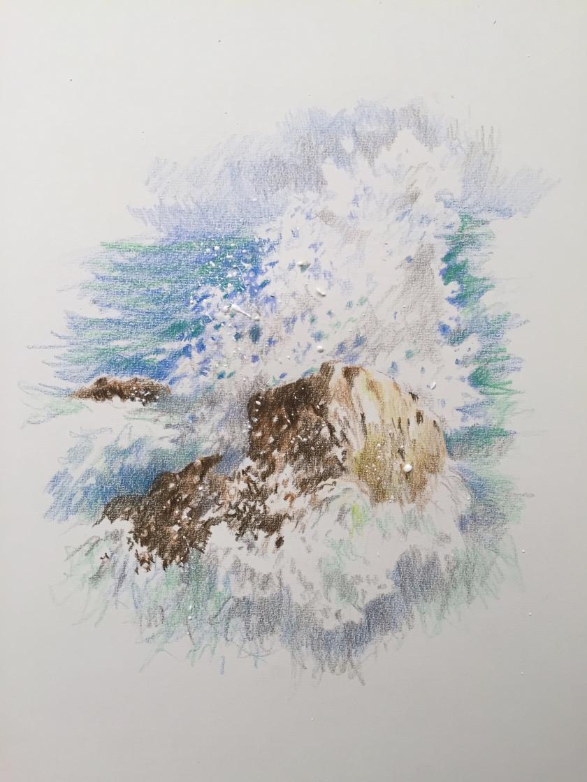 840x1120 Painting Landscapes In Colour Pencil Arttutor - Pencil Colour Painting