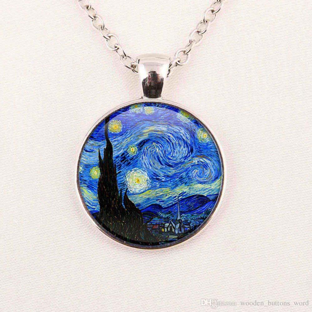 1000x1000 New Fashion Vincent Van Gogh Painting Necklace Painting Jewelry - Pendant Painting